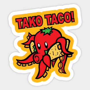 Tako Taco! (English) Sticker